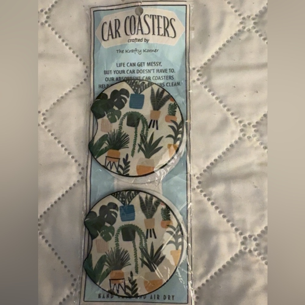 Foam Plant Coasters